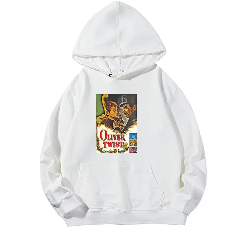 Oliver Twist Movie Poster Classic graphic Hooded sweatshirts Hooded Shirt cotton Spring Autumn tracksuit Man sweatshirts