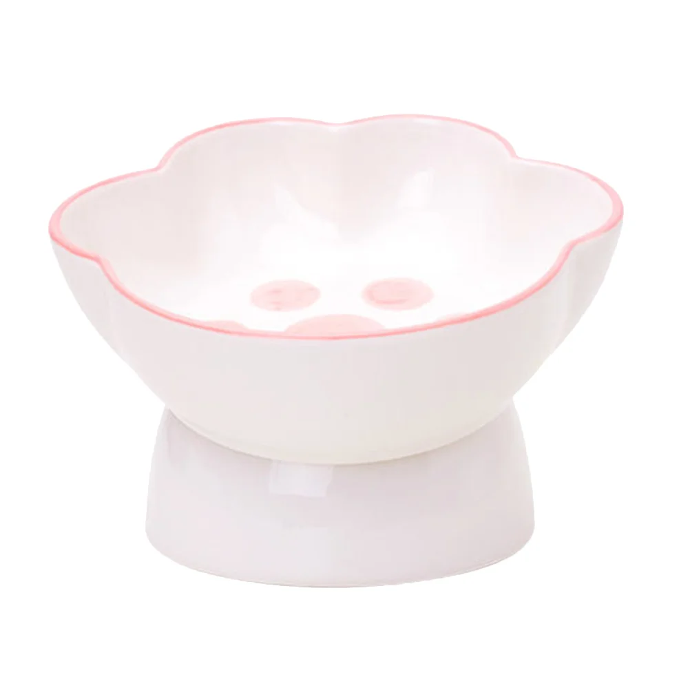 

Tilted Pet Bowl Ceramic Pet Bowls Lovely Cat Bowls Sturdy Pet Food Bowl