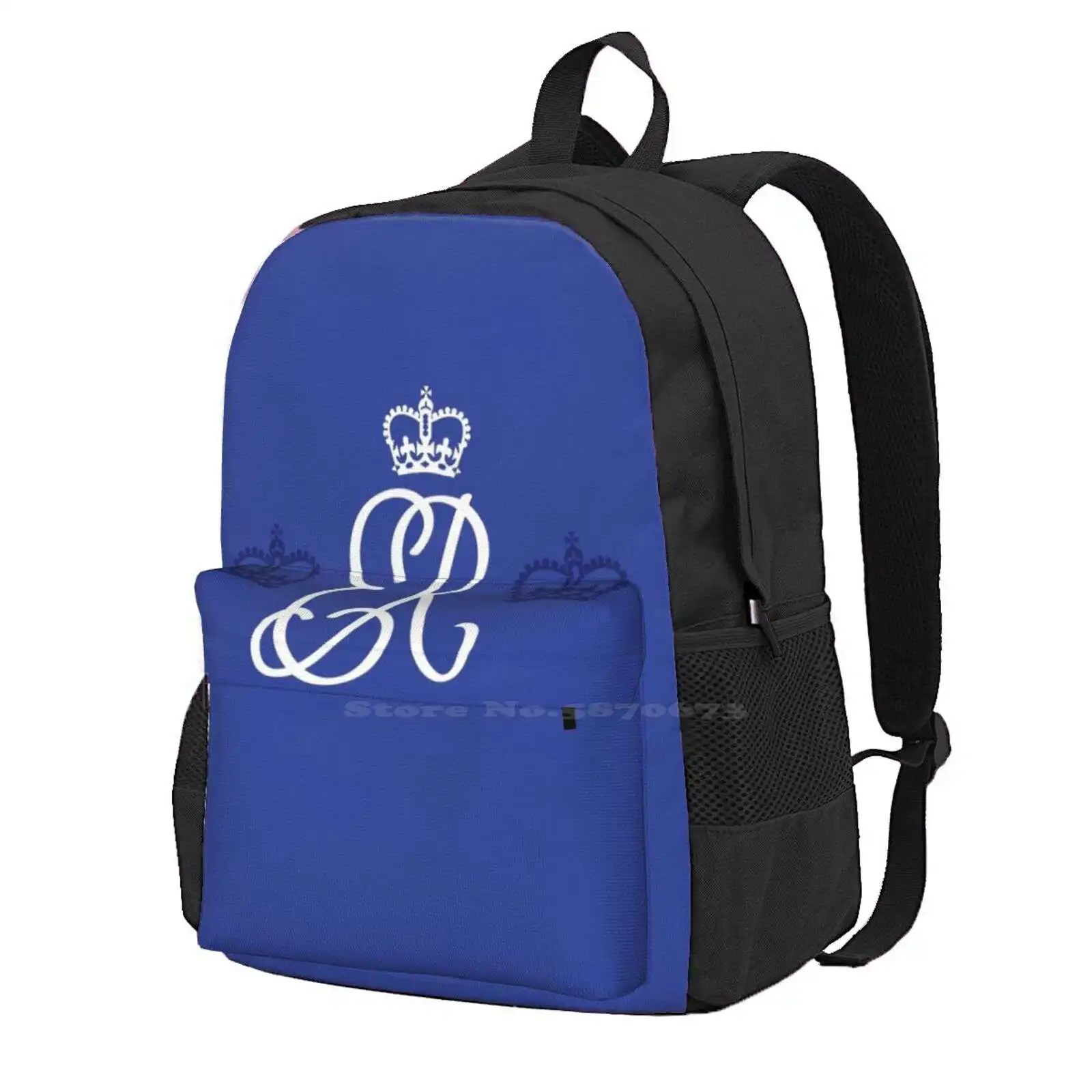 

Elizabeth Regina School Bags For Teenage Girls Laptop Travel Bags Queen Elizabeth English History Nerd Geek Letters England Uk