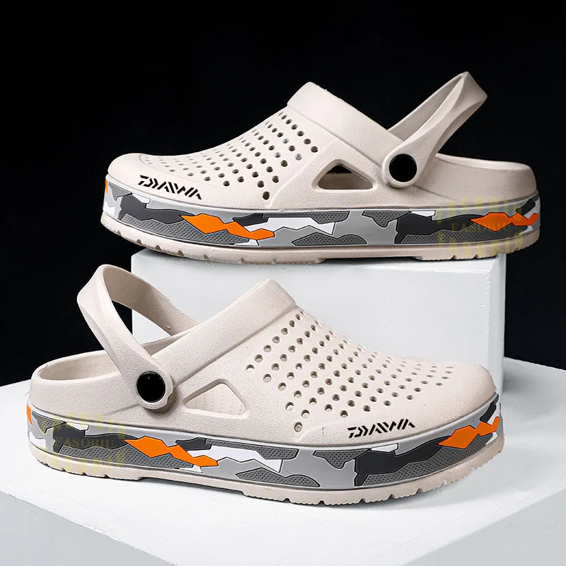 

Daiwa Men's Beach Sandals Outdoor Sneakers Non-slip Wear-resistant Summer Breathable Comfortable Casual Fishing Sandals