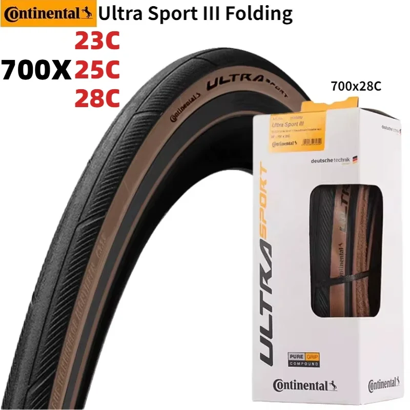 Велосипедная шина Continental ULTRA SPORT III GRAND RACE 700x23C/25C/28C складная велосипедная для