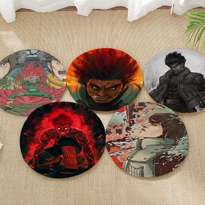 

BANDAI Naruto Might Guy Four Seasons Stool Pad Patio Home Kitchen Office Chair Seat Cushion Pads Sofa Seat 40x40cm Sofa Cushion