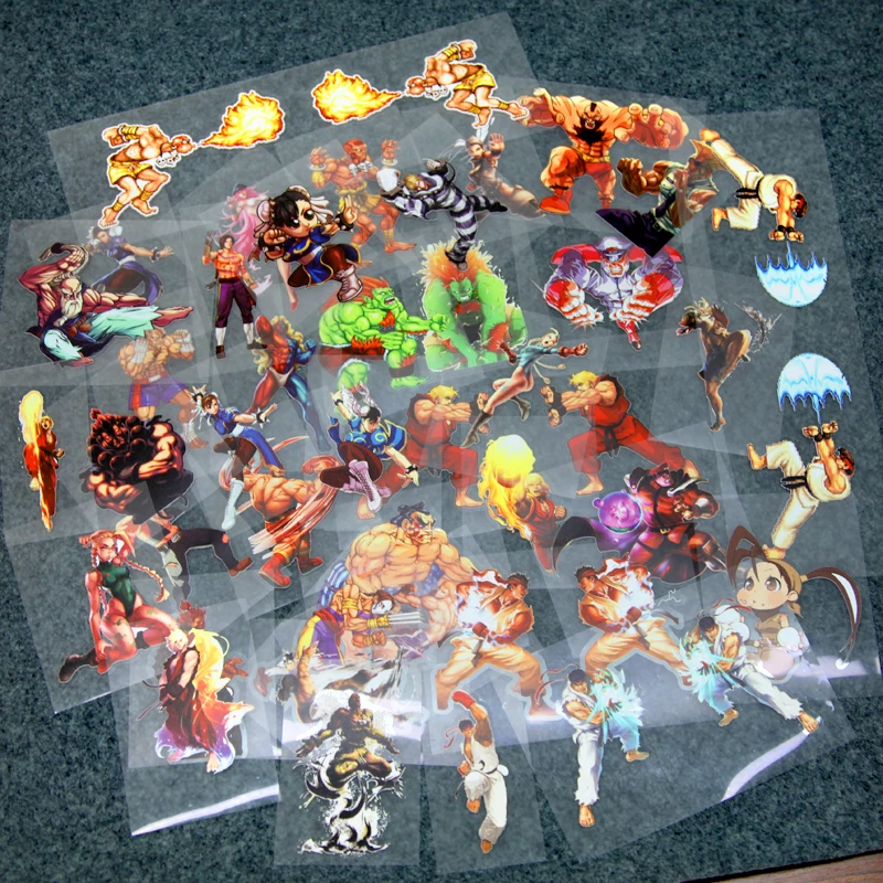 Классический Персонаж игры Chunli Q версия для дуэли игра высекающая Наклейка