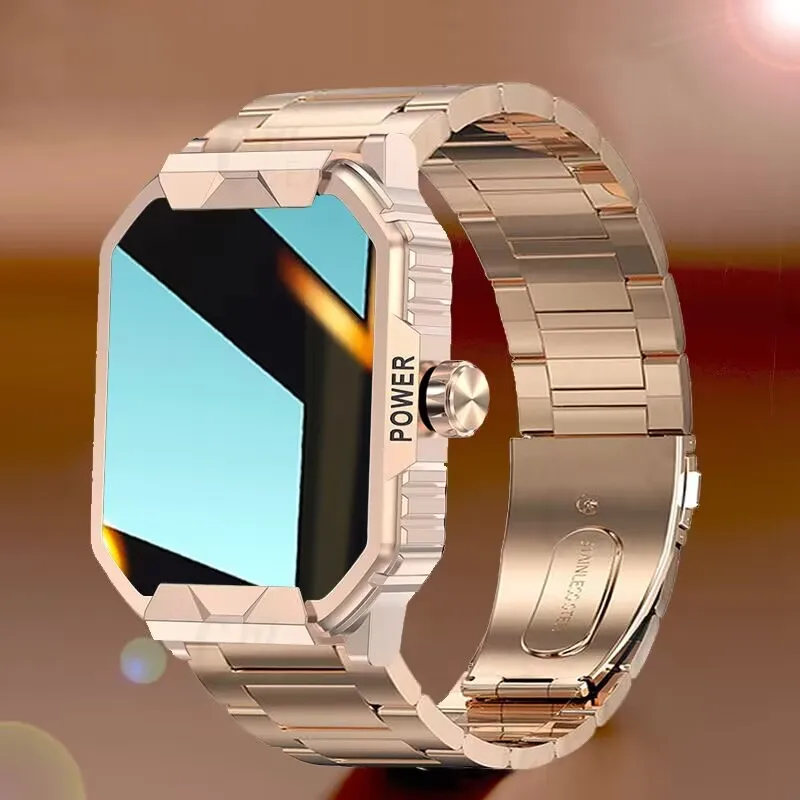 

2023New 1.85inch Military Smart Watch Men Bluetooth Call 300mAh 24H Healthy Monitor Outdoor Sport IP67 Waterproof Man Smartwatch