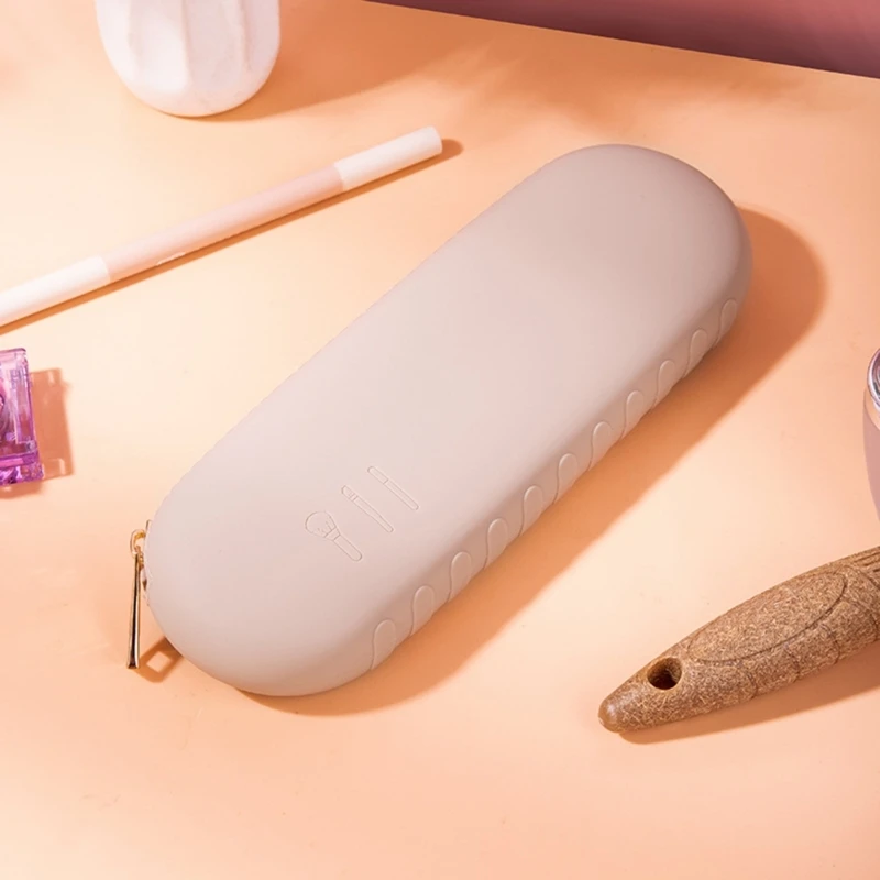 Силиконовая косметическая сумка для хранения большая емкость держатель кистей