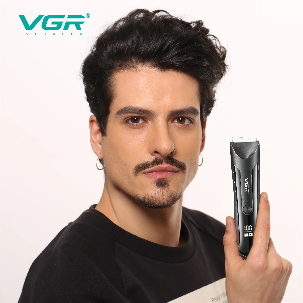 VGR Hair Trimmer Professional Hair Clipper Barber Hair Cutting Machine Cordless Electri Rechargeable Beard Trimmer for Men V-951 enlarge