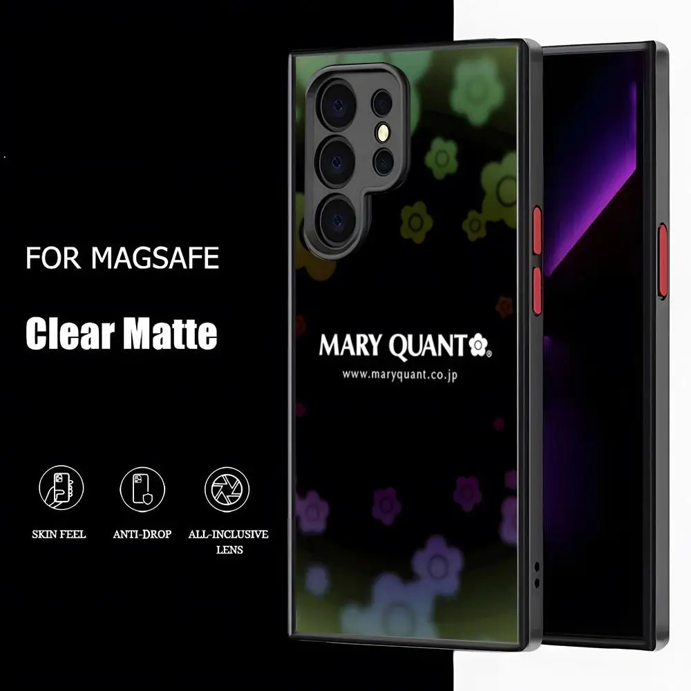Модный чехол для телефона Mary Design Quants с матовым магнитом Samsung S25 24 S23 S22 S21 S20 Ultra Plus FE