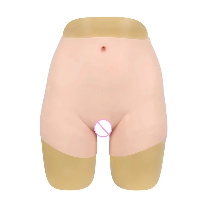 

Silicone Fake Vagina Underwear Panties Men Penetratable Vagina Boxer Briefs for Crossdresser Transgender Shemale Gaff Soft Tits