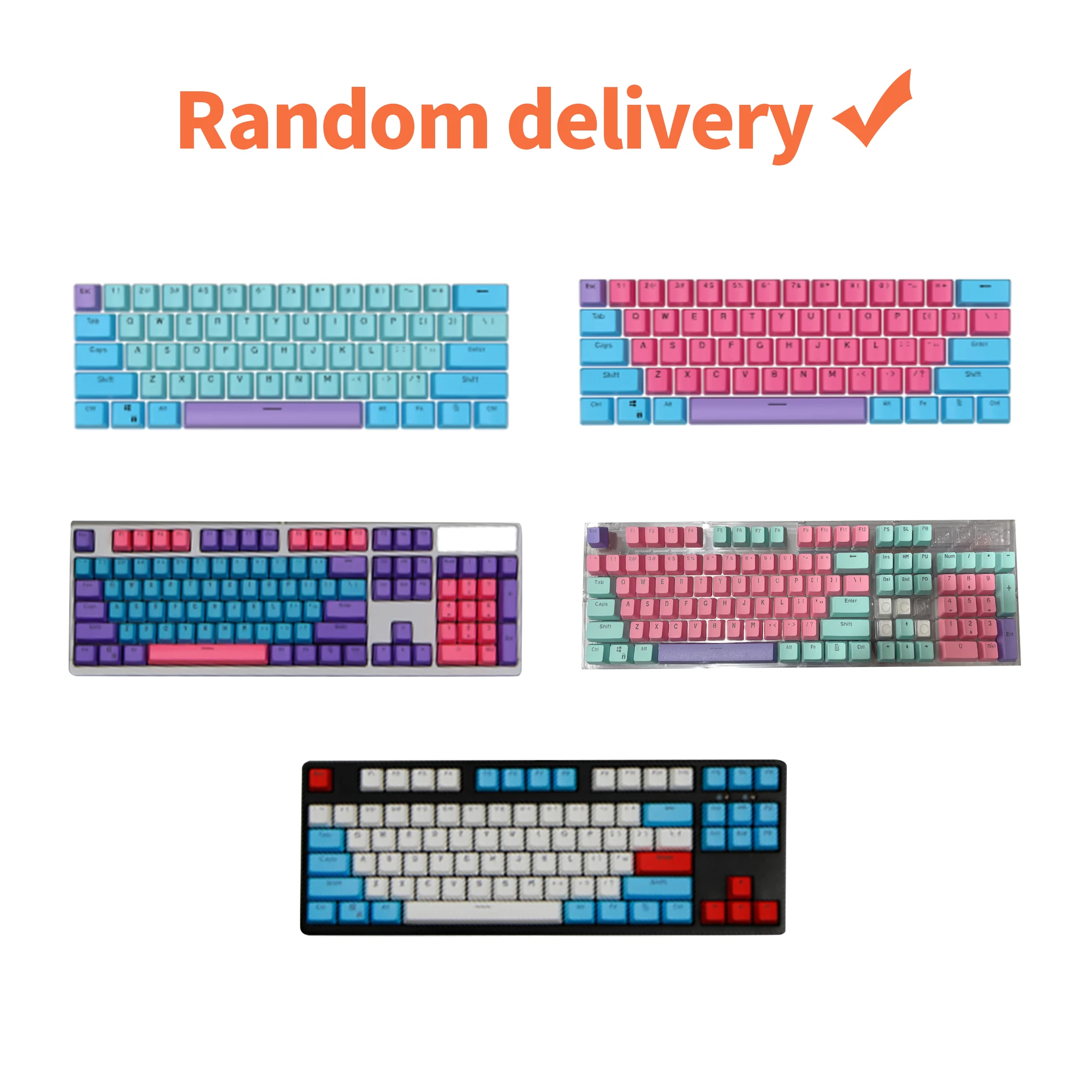 

Колпачки для клавиш Gateron Cherry MX, 104 клавиш