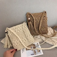 summer straw bag woven crossbody bag fashion beach bag travel handbags purses