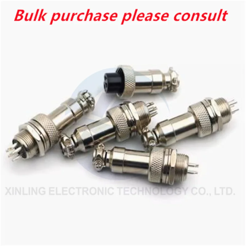 

GX12 Aviation plug 12MM 2-core 3-core 4-core 5-core 6-core socket Aviation plug connector