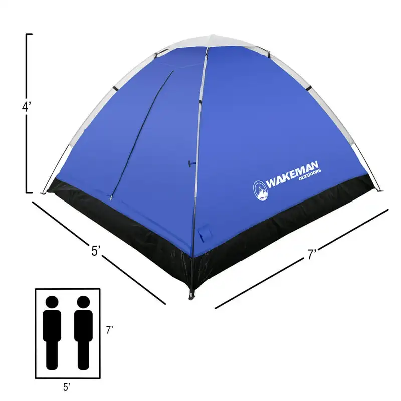 

Luxurious Lost River 2 Person Water Resistant Dome Tent With Removable Rain Fly And Carry Bag for Camping By Outdoors