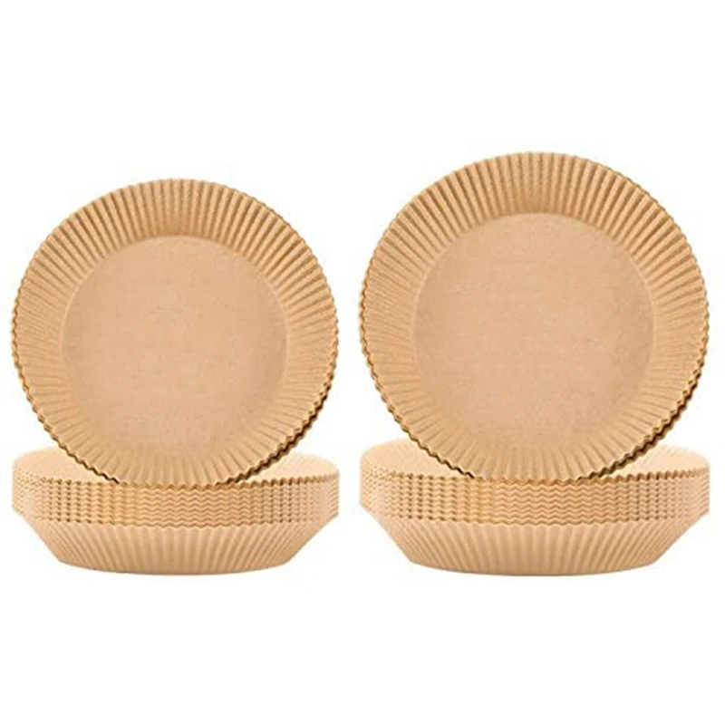 

100Pcs Air Fryer Liners,7.9 Inch & 6.3 Inch Air Fryer Disposable Paper Liner,Round Parchment Paper For Air Fryer,BBQ