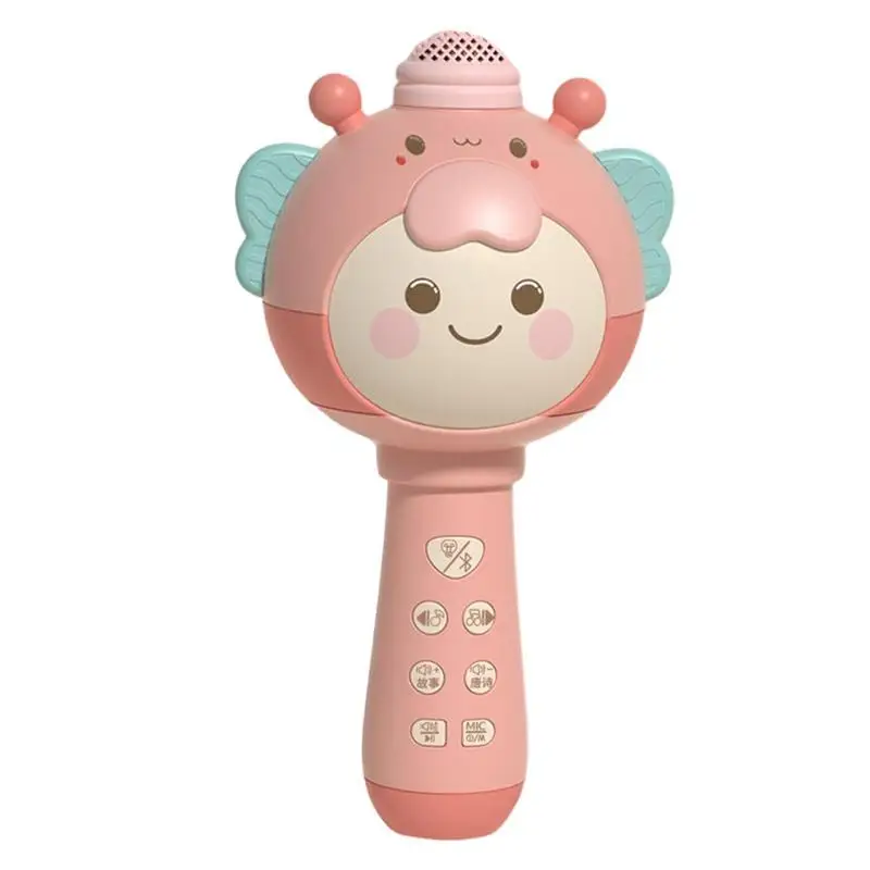 

Беспроводной микрофон для детей, музыкальные микрофоны, 3D стерео звук, обучающая игрушка для вечеринки, дня рождения, пикника и барбекю