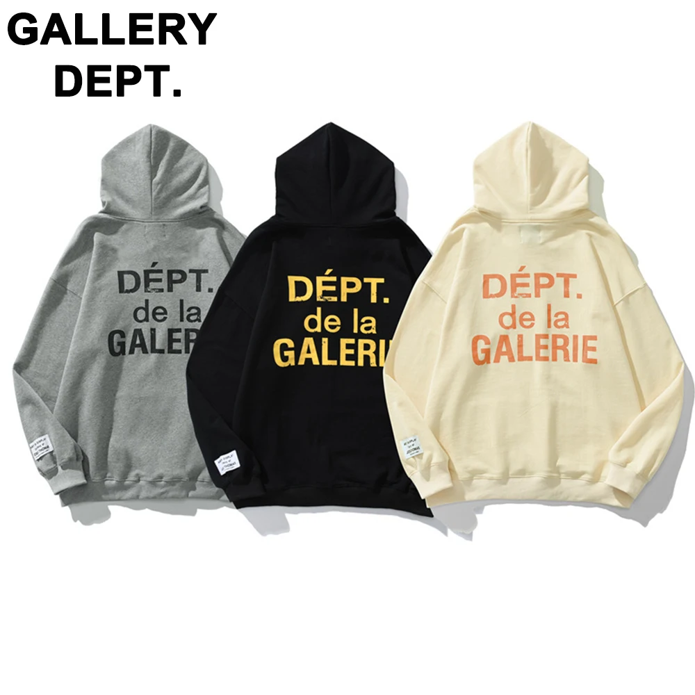 

Gallery Dept Tide Men's Fashion Hoodies Sweatshirts Jacquard Hoodie Women's Hooded Sweatshirt Pullover For Male Hoody Sweatshirt