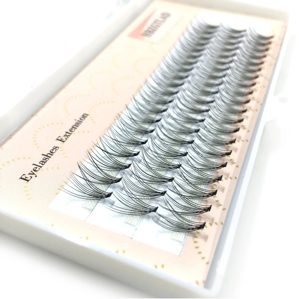 Новинка 60 вентиляторов Индивидуальные ресницы натуральные мягкие толстые