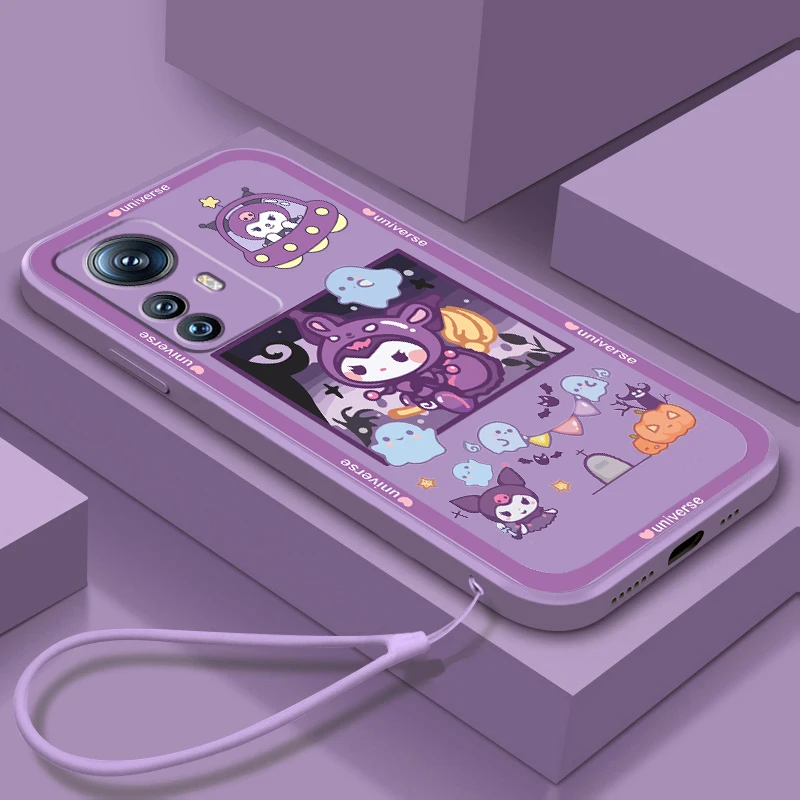 

Phone Case For Xiaomi Mi 12T 12S 12 12X 11i 11T 11 10 10S 10T Pro Lite Ultra 5G Kulomi Sanrio Anime Cute Liquid Rope Funda