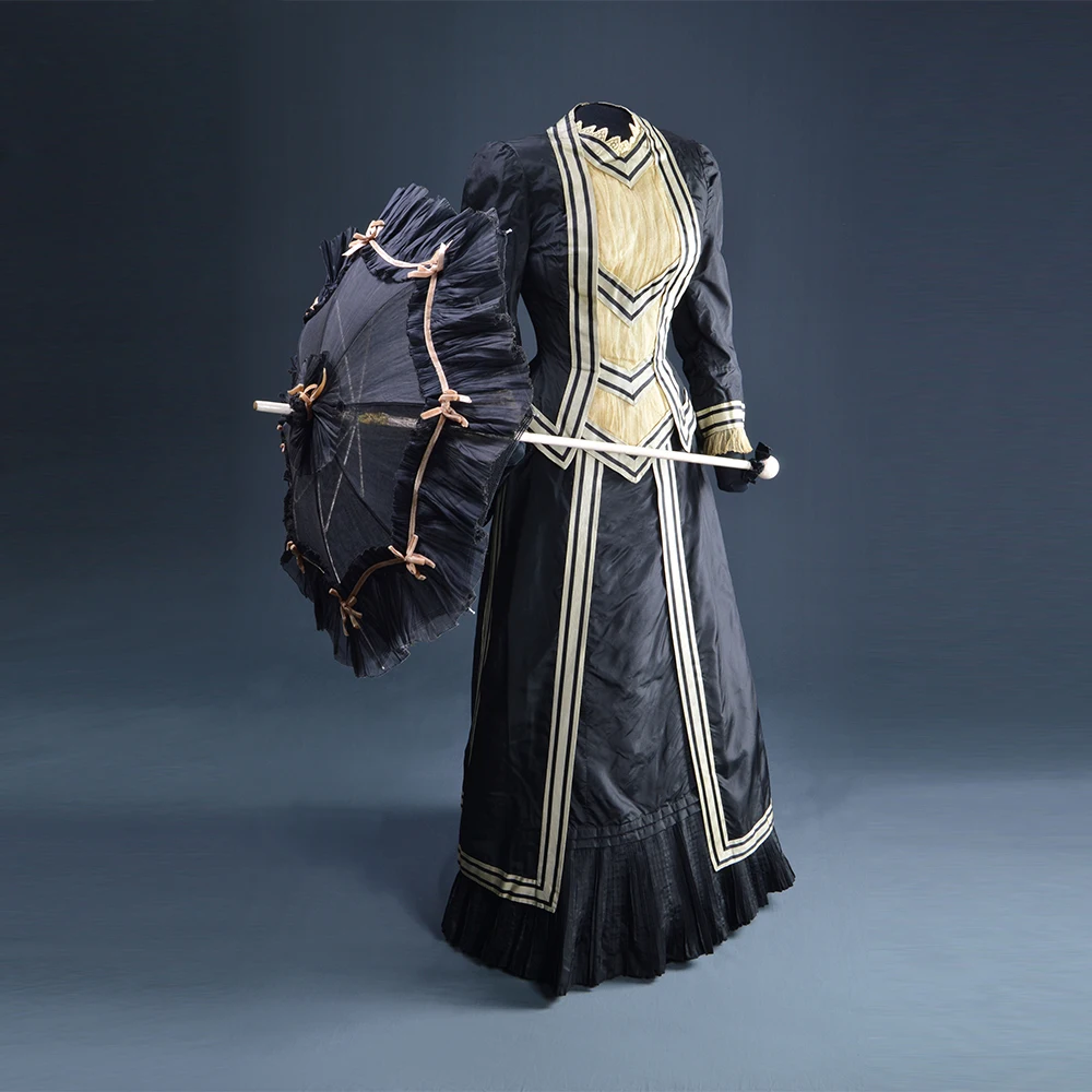 Костюм для косплея Clio duване из фильма женское черное платье средневековой