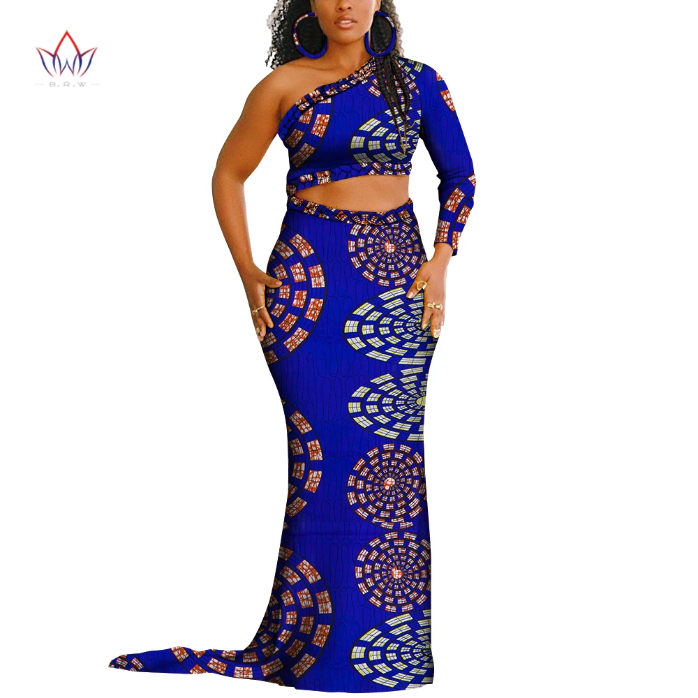 

Dashiki African Women Clothing 4xl Ankara Print Clothing For Women Cotton Long wear Plus Size Robe Bazin Africain outfits WY9082