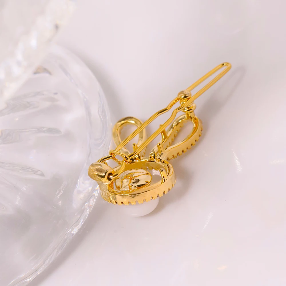 GLSEEVO натуральный пресноводный жемчуг инкрустированный цирконием Кролик милые