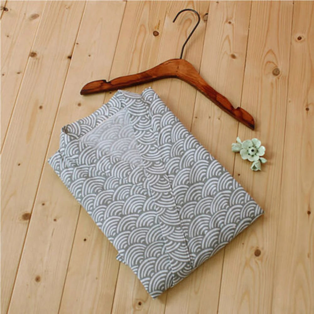 Модный классический халат в японском стиле кимоно традиционное платье с принтом