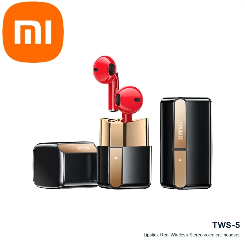 Xiaomi ReMax Creative Lipstick Wireless Stereo Music and Phone Calls Headset TWS-5 Bluetooth Headset V5.1 enlarge