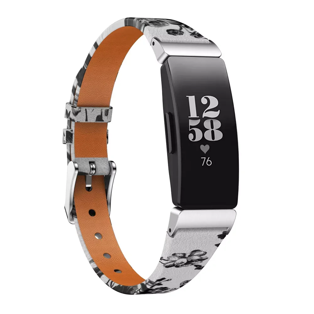 Fashion Replacement sport Leather Band Bracelet Watch Band Wrist Strap new Sport Smart Accessories For Fitbit Inspire/inspire HR