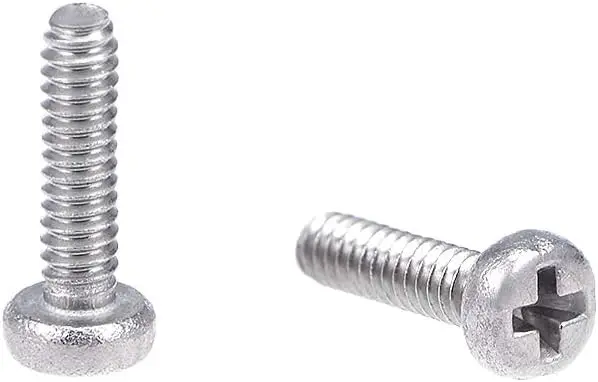 

Keszoox M1.6x3mm Machine Screws Pan Phillips Cross Head Screw 304 Stainless Steel Fasteners Bolts 50Pcs