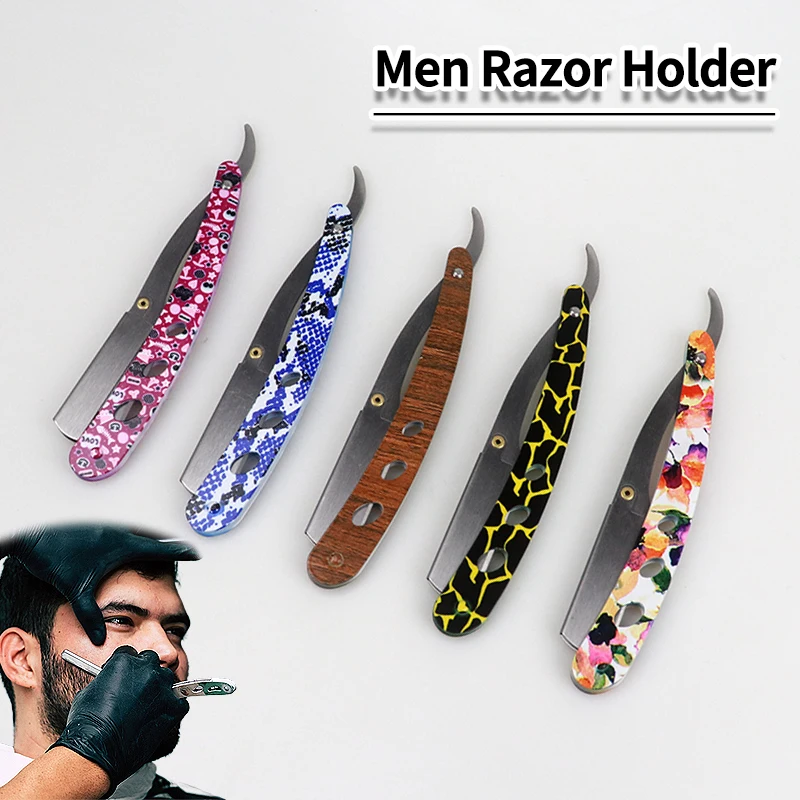 

Senior Stainless Steel Folding Shaver For Men'S Facial Beard Hair Removal Manual Razors