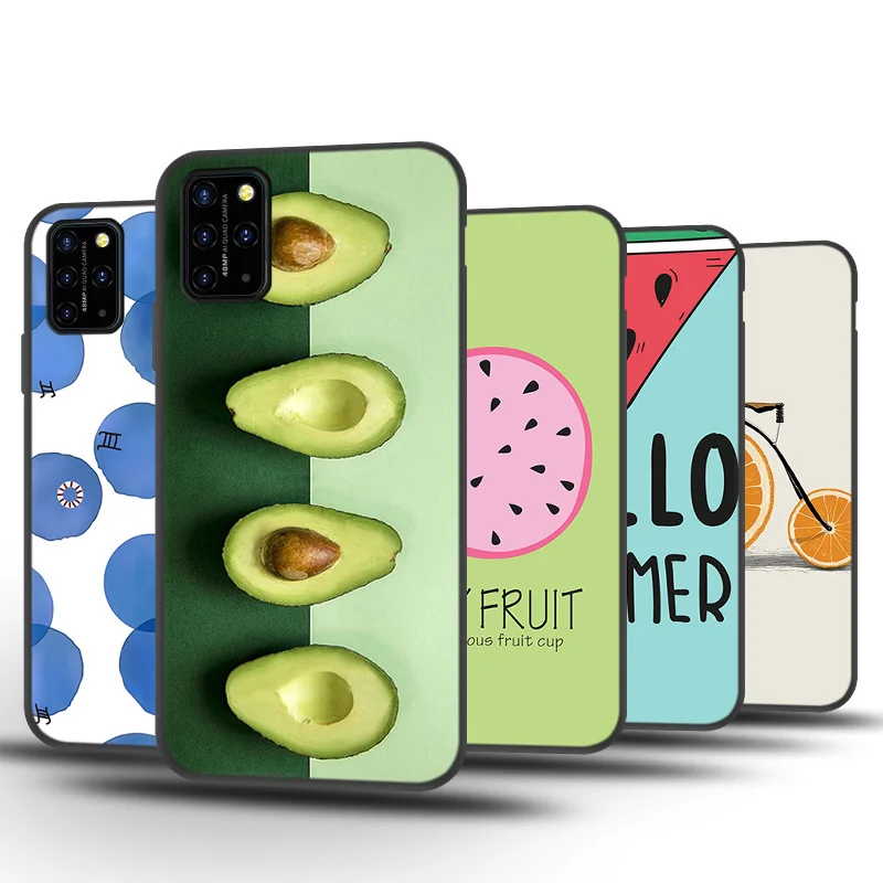 avocado case for infinix note 10 case cute soft cover for infinix hot 10 lite 8 9 play 10t 10s nfc note 7 zero 8 smart 5 4 cover free global shipping