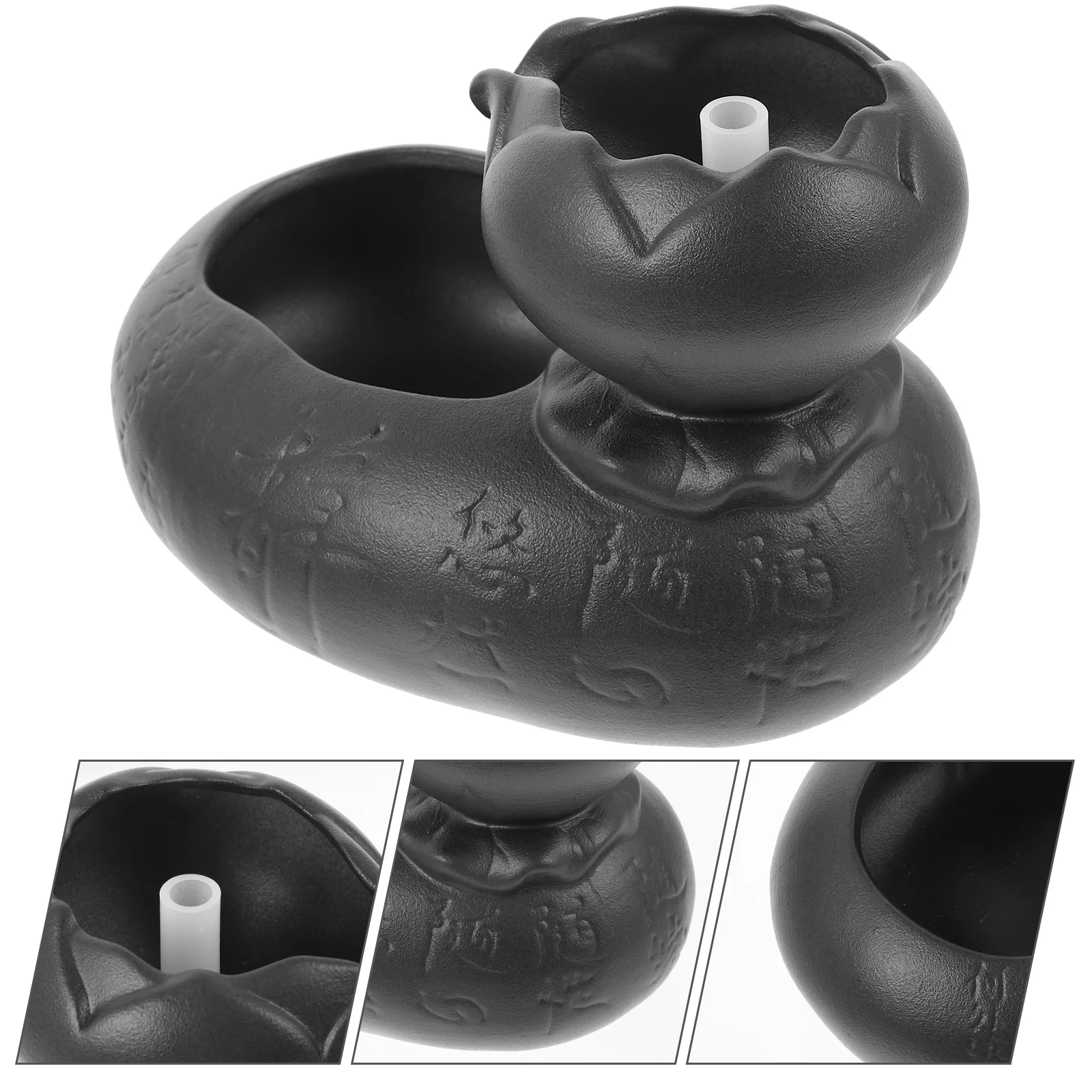 

Cat Drinking Fountain Water Pets Supplies Food Bowl Dispenser Fountains Ceramics