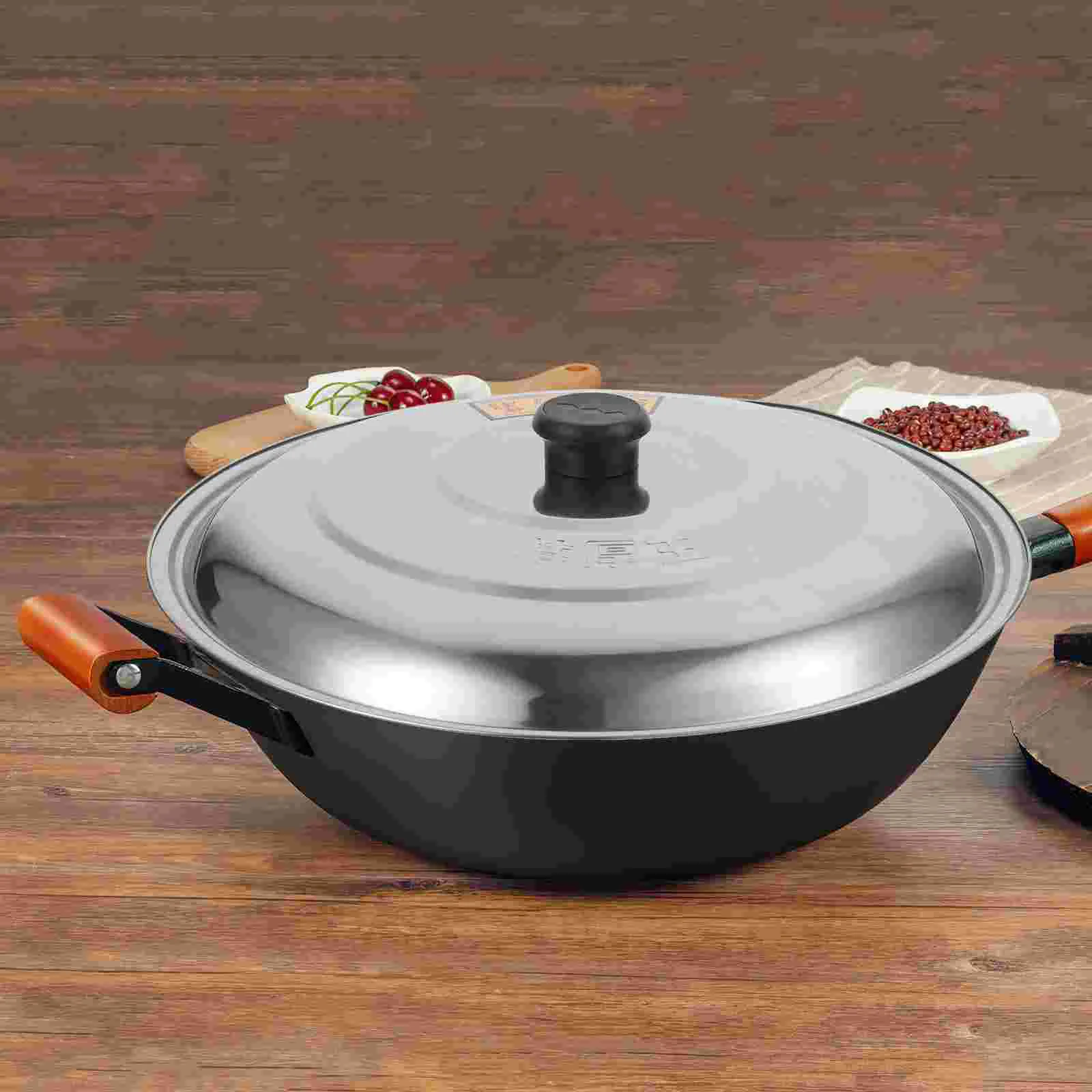 

Oven Stainless Steel Pot Lid Multi-function Household Cover Bakeware Round Pan Potentiometer cap