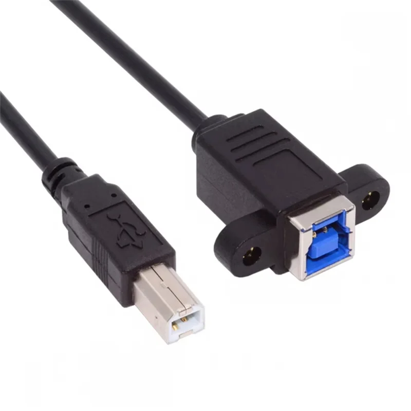 Фото Удлинитель кабеля FEDI USB 3.0 Type-B «мама» к USB2.0 Type-B «папа» для диска SSD-камера для передачи данных 30 см №3