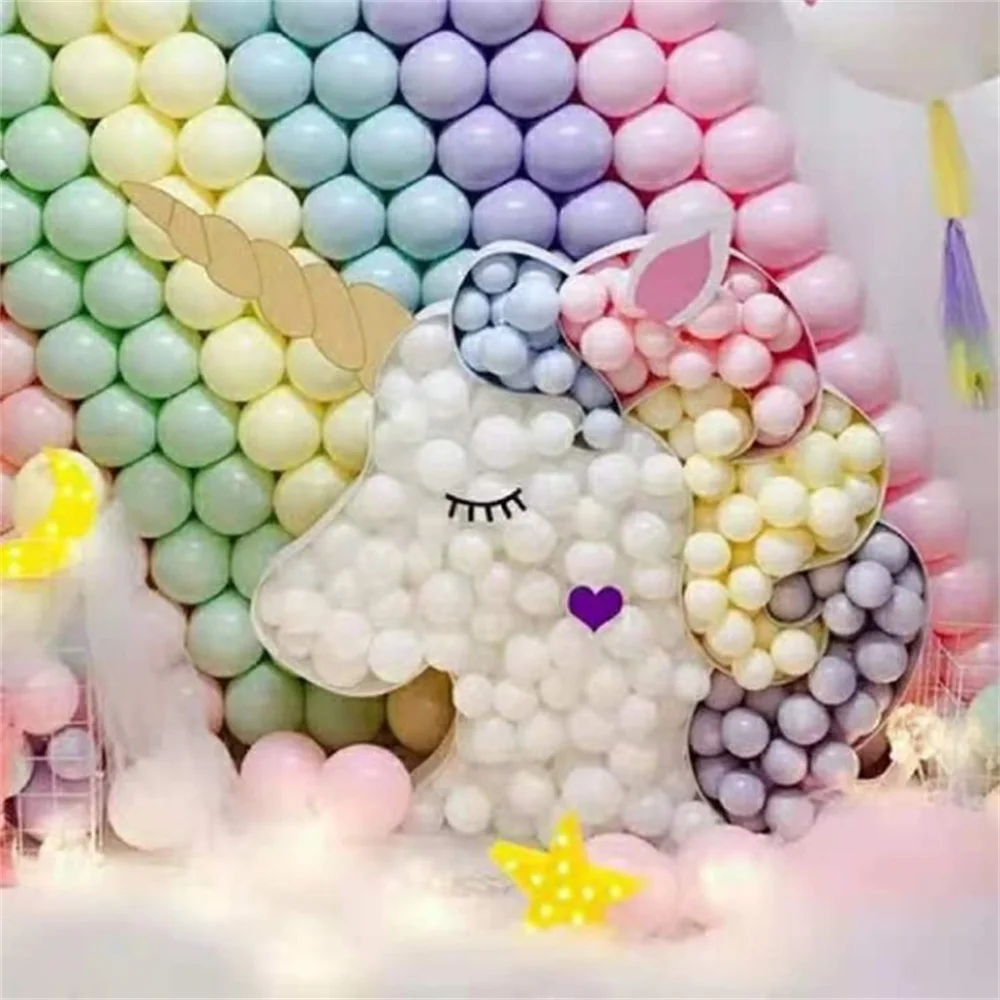 1 шт. DIY мозаика рамка для воздушного шара коробка наполнения единорог Русалка