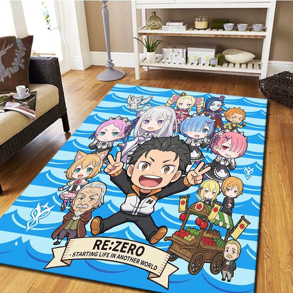 Ковер для спальни и гостиной Re Zero, крутой коврик для дома и декора, игровой коврик для пола -HE45 (art.: 3920da9efc197) - 3920da9efc197