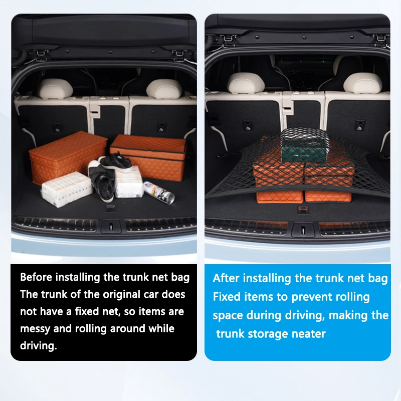 Для Changan UNI-K UNIK UNI K 2020 ~ 2023 аксессуары сетка для багажника автомобиля эластичный