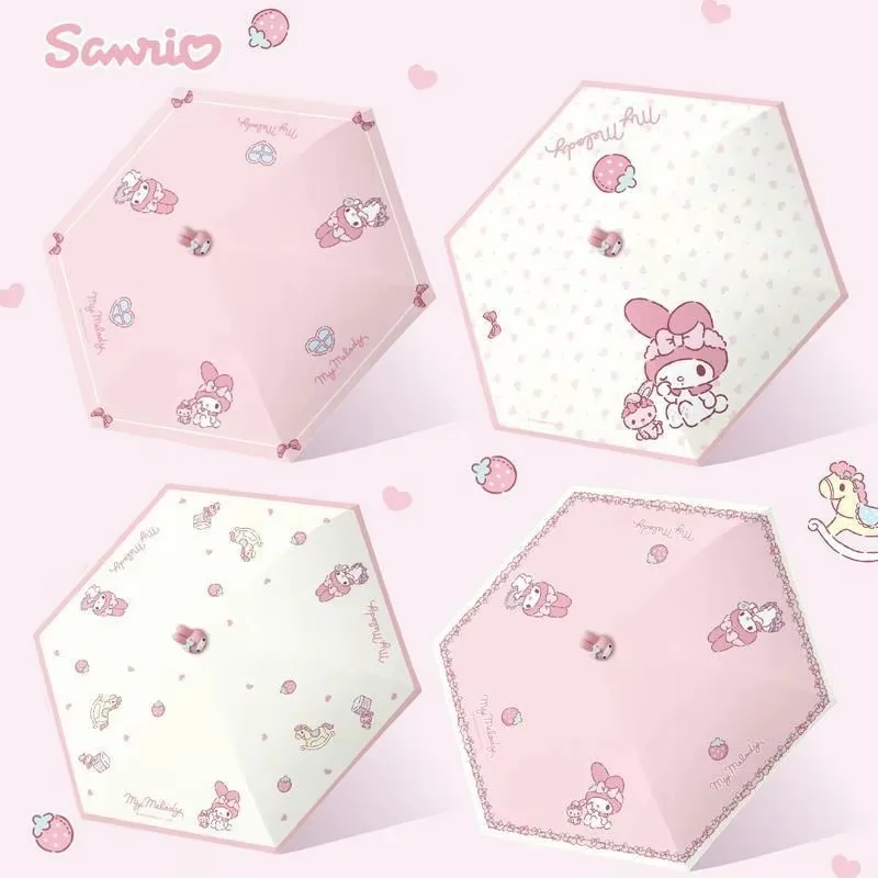 Подлинный зонт Sanrio Meileti солнцезащитный крем и козырек кавайный зонтик от дождя