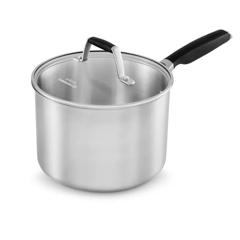 

by Stainless Steel 3.5-Quart Saucepan with Cover
