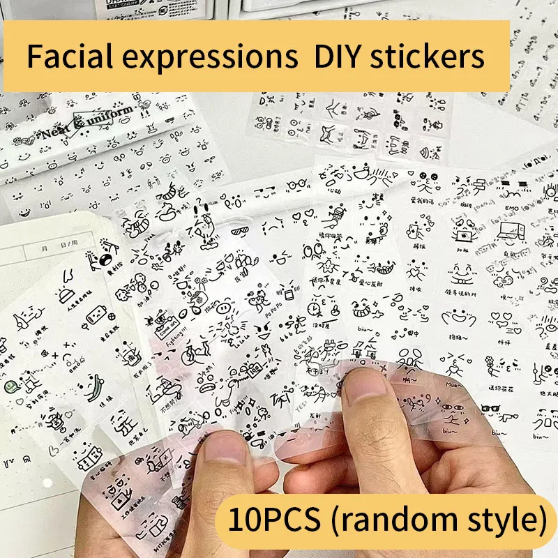 

Прозрачные декоративные наклейки Minkys для скрапбукинга