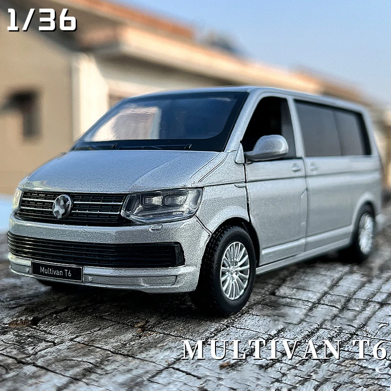 

1:36 Volkswagens Multivan T6 Van Alloy Car Toy Diecast Metal Vehicle Sportcar for Children Birthday Collection Christmas Gifts