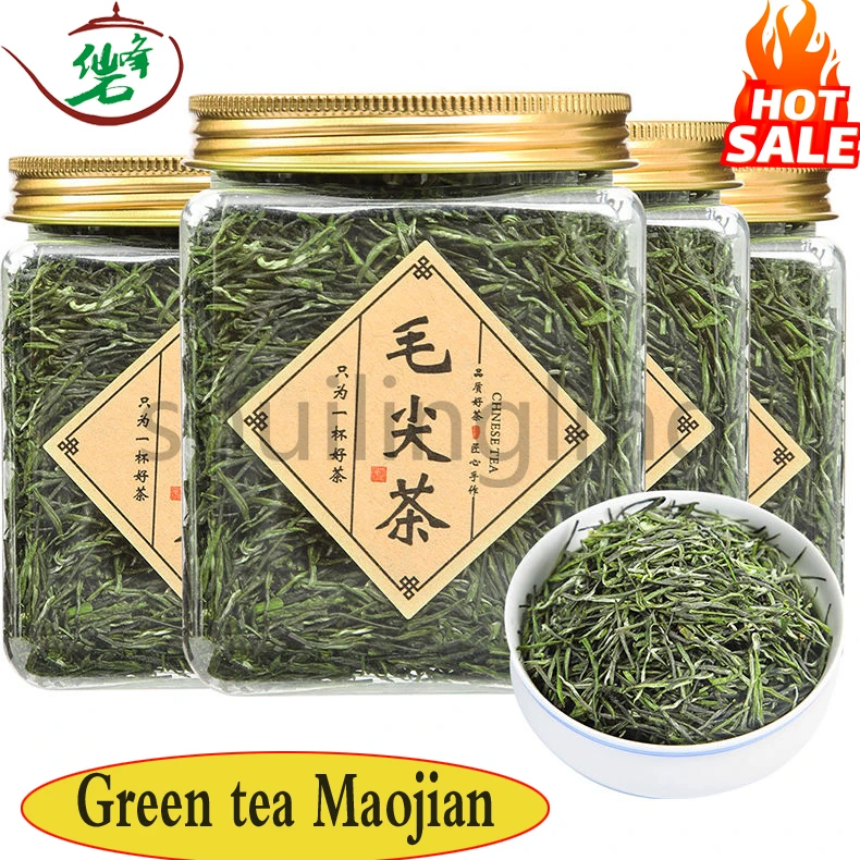 

2022 Organic China New Early Spring Xinyang Maojian Tea for Lose Weight Tea Green Health Care Loss Slimming Tea 110g/can