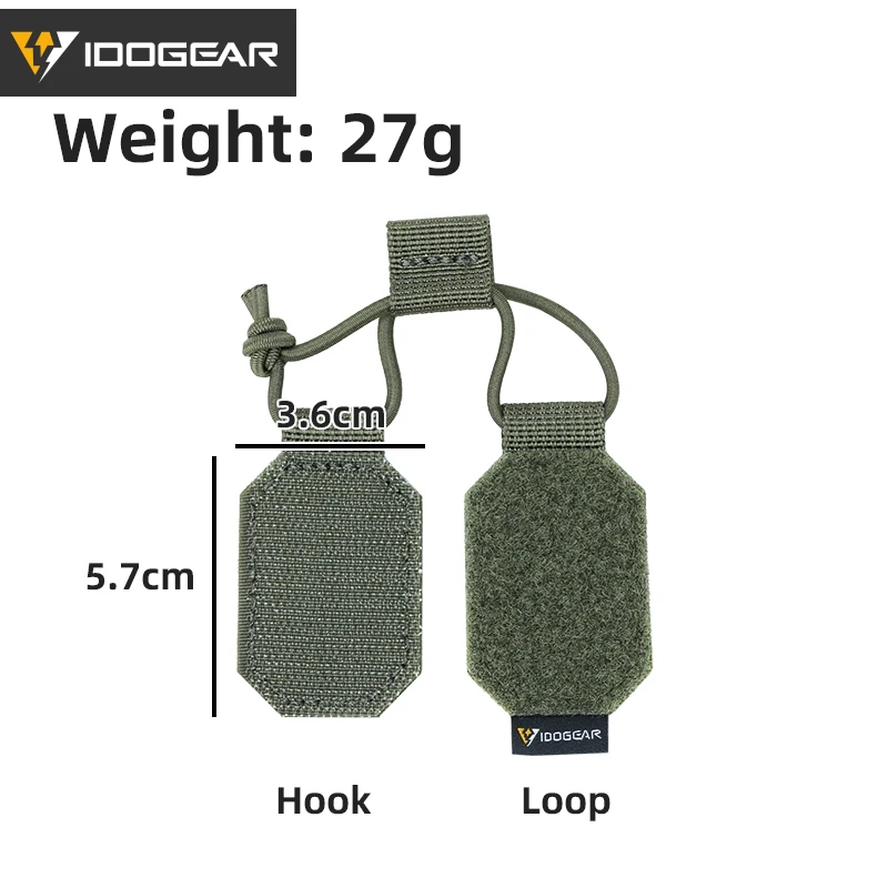 Тактичний гачок IDOGEAR Ручка на блискавці Pull Camo Drawstring Head 3956