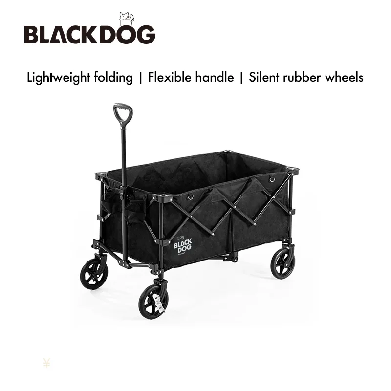 

BlackDog 200L Outdoor Camp Transport Tools Camping Trolley Portable Camping Cart Storage Detachable Folding Push-Pull