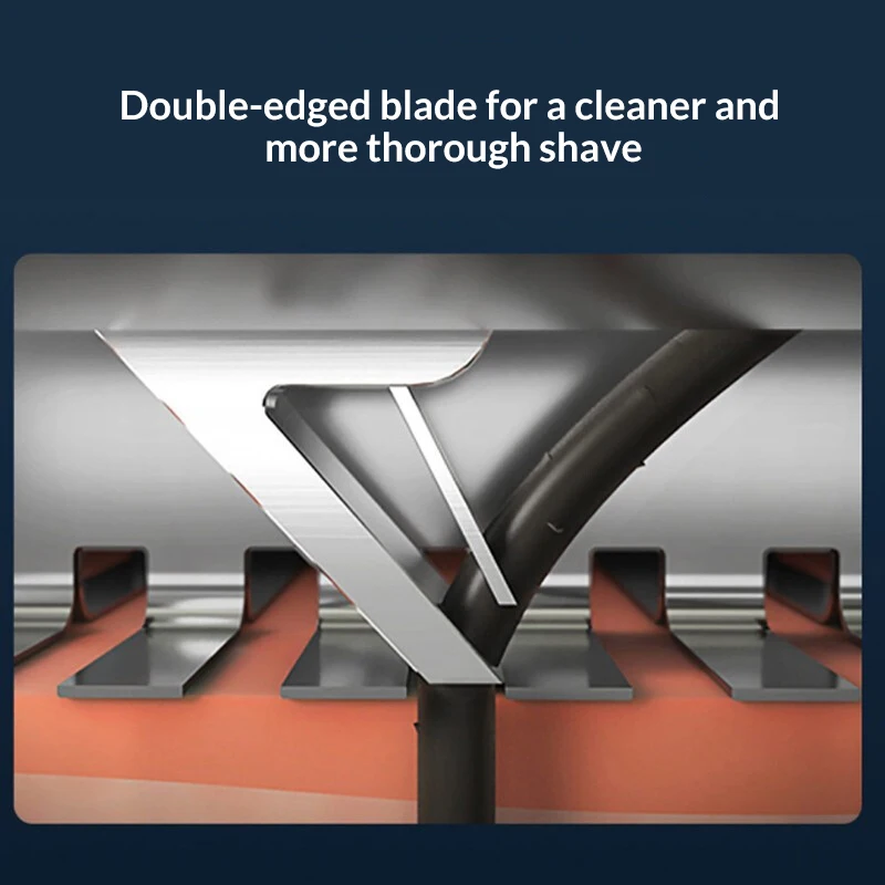 XIAOMI MIJA Electric Shaver S500C Dry Wet Shaving Washable Portable Beard Trimmer 3 Head Flex Razor Face Facial Cleanser for Men enlarge
