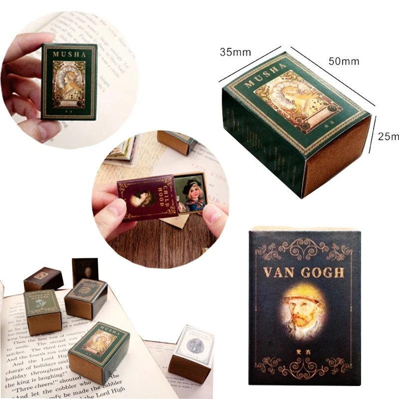 

100 шт./коробка, крафт-бумага для скрапбукинга