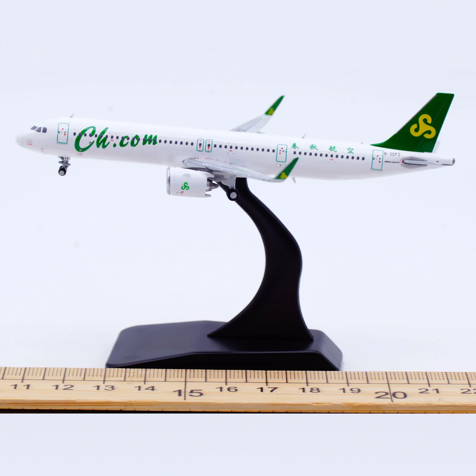 XX4456 Коллекционный самолет из сплава в подарок JC Wings 1:400 Spring Airlines Airbus A321NEO Литой под