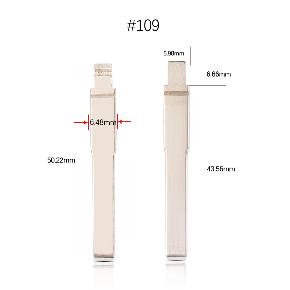 10 шт./лот Замена #109 флип-ключ дистанционный ключ для автомобиля HU101 Blade KD VVDI Ford Focus