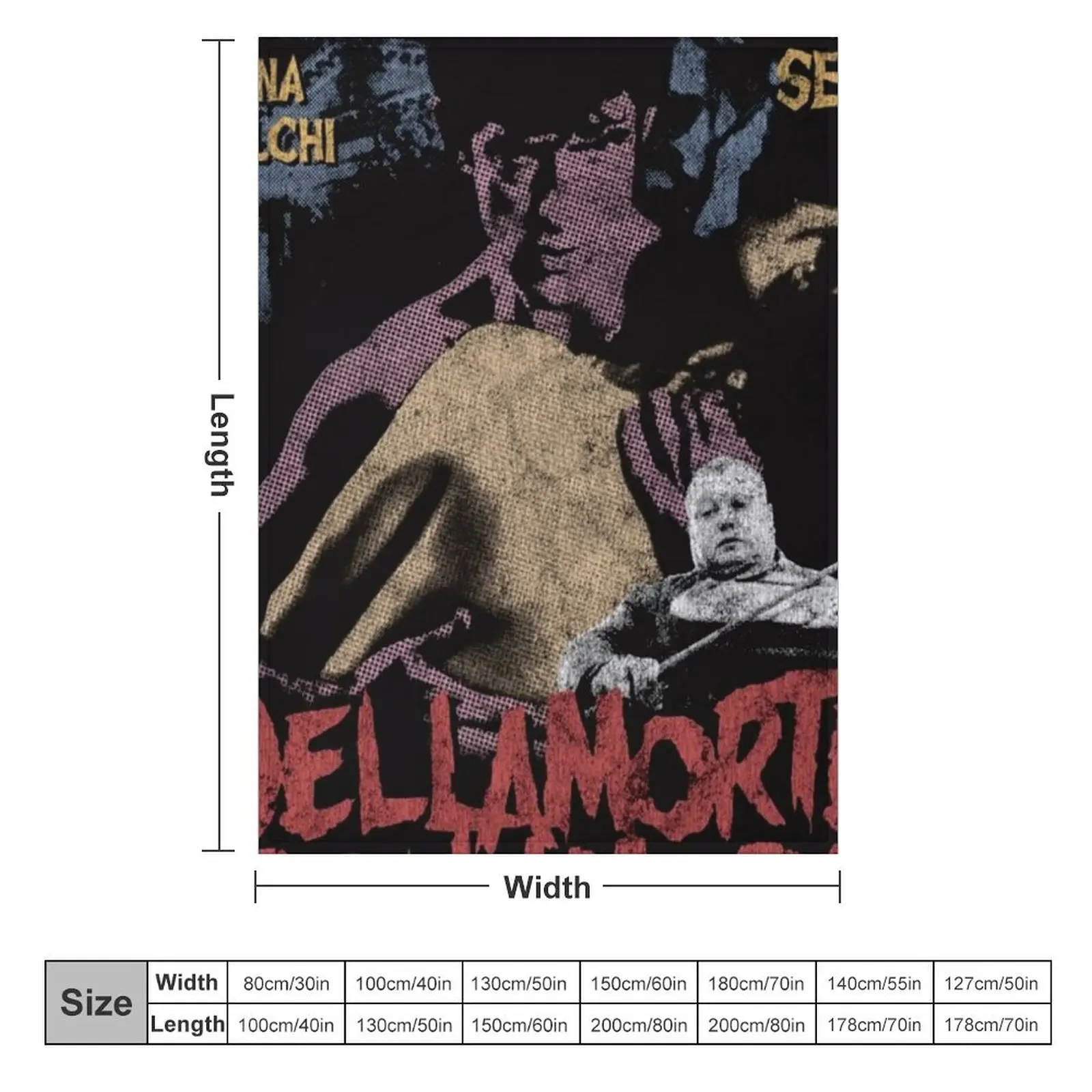 Dellamorte delllove искусственное кладбище мужской плакат декоративное одеяло диван