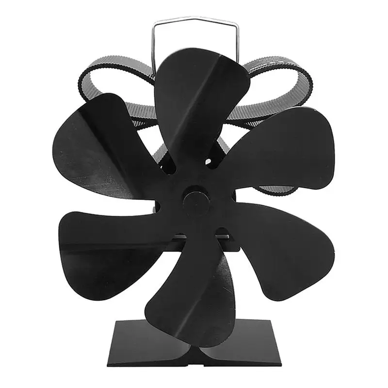 

Fireplace Fan With 6 Blades Heat-powered Stove Fan No Battery Or Electricity Required Log Wood Burner Eco Friedly Quiet Fan
