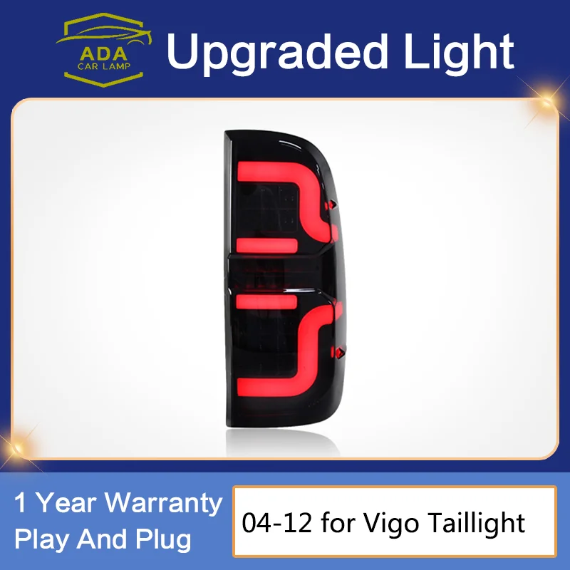 

Car Styling Taillight Assembly For Toyota Hilux 2004-2012 VIGO REVO LED With Dynamic Running Light Turn Signal Lamp